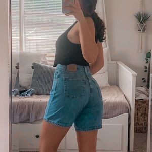 Levi’s vintage denim mom shorts